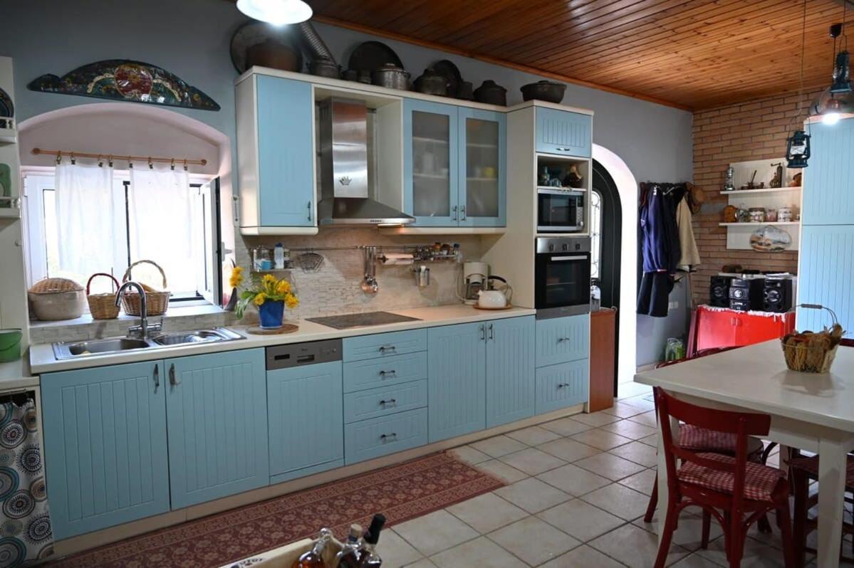Kalavrita Winter Retreat - Homely Spacious Chalet Áno Vlasía المظهر الخارجي الصورة